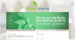 Desktop Screenshot of farmaciadosecerta.com